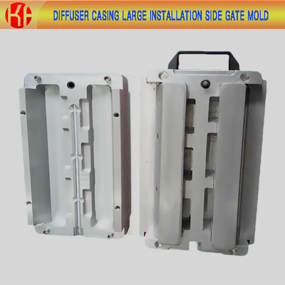 Diffuser casing large installation edge inner gate mold